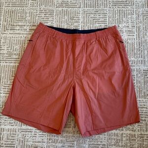 Birddogs Salmon Pink Lined Long 10” Athletic Shorts